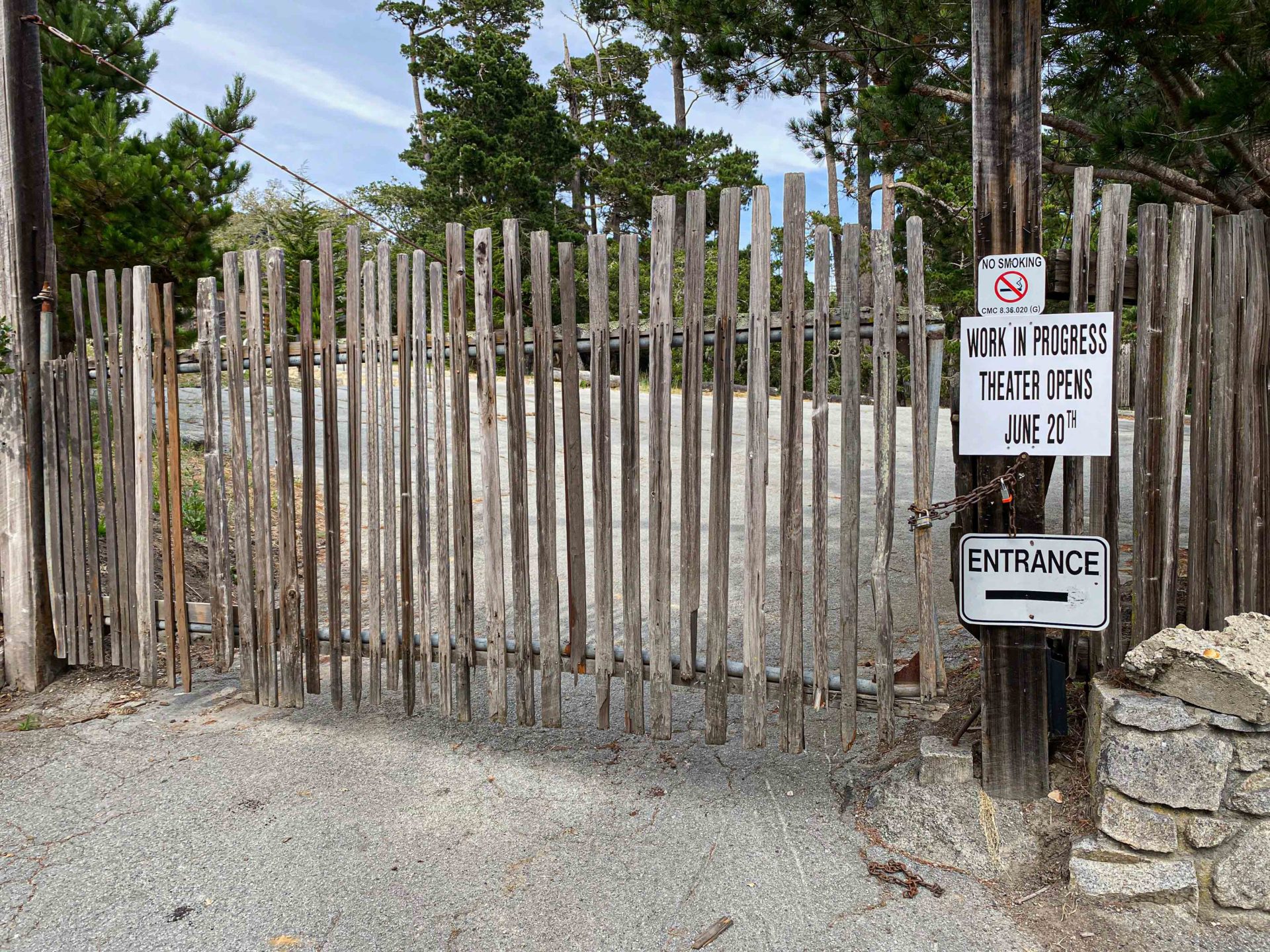 Forest Theater Front Gate