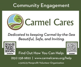 Carmel Cares 1st Pine Cone Ad