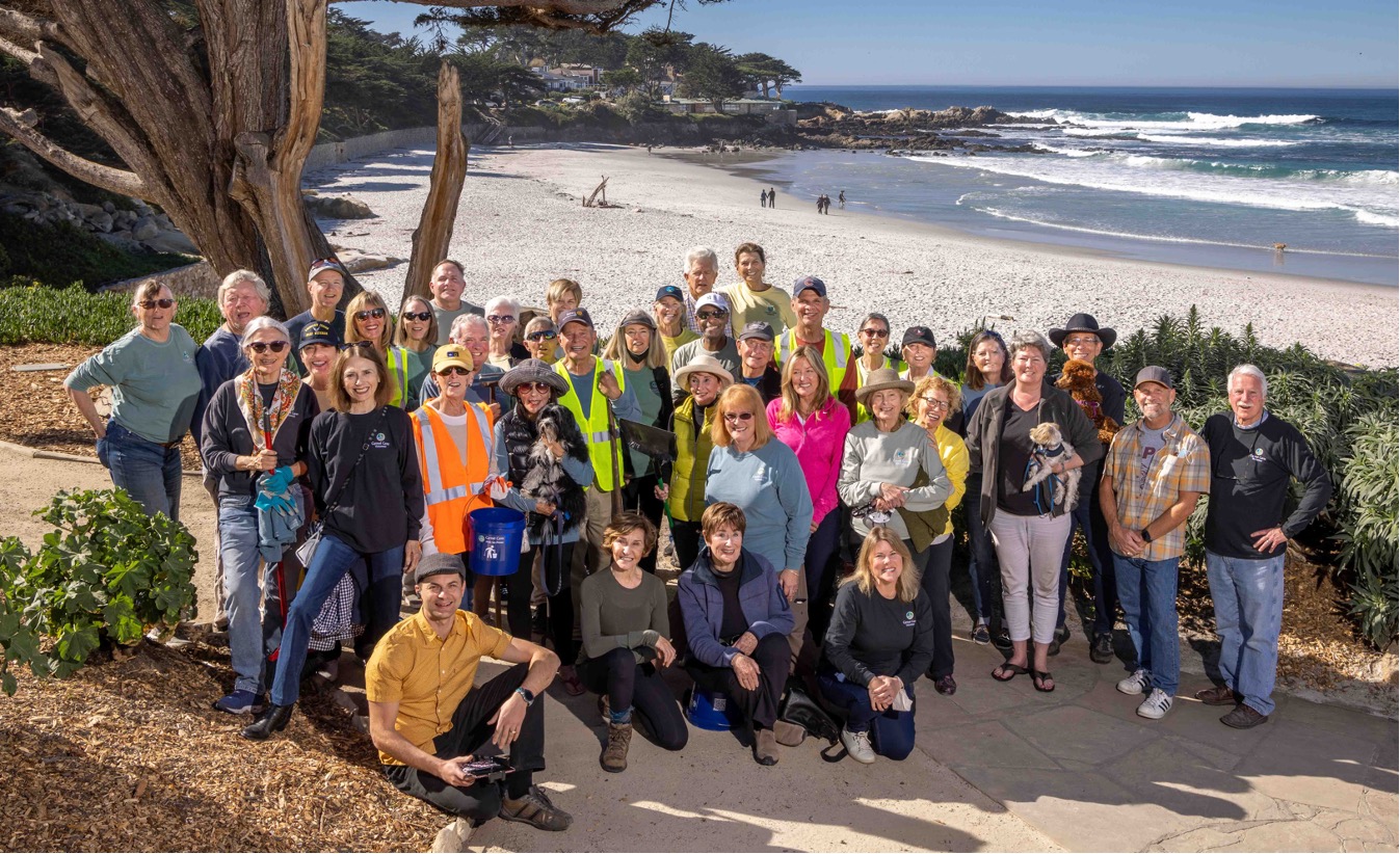 Group shot of volunteers