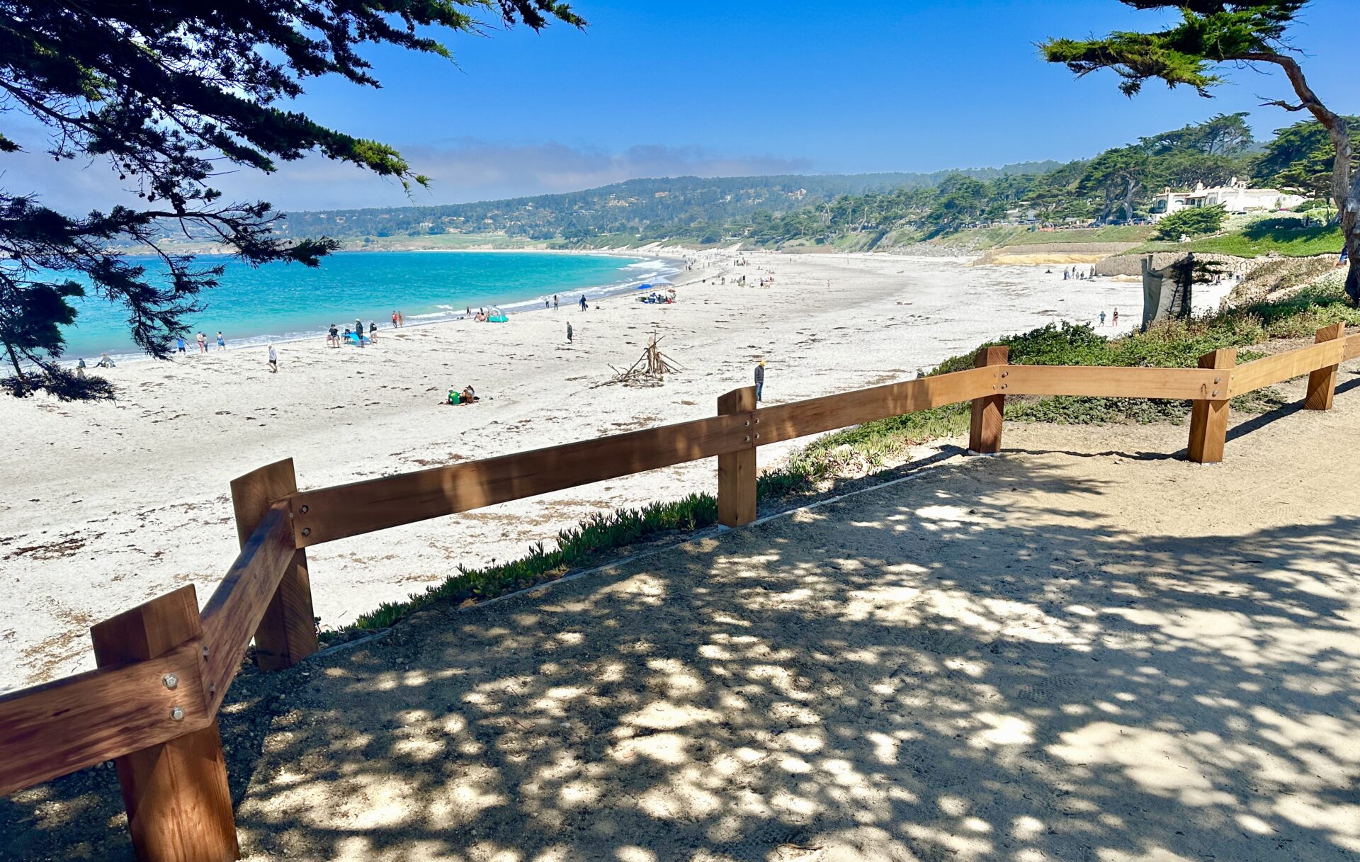 Scenic Pathway with landscape barrier